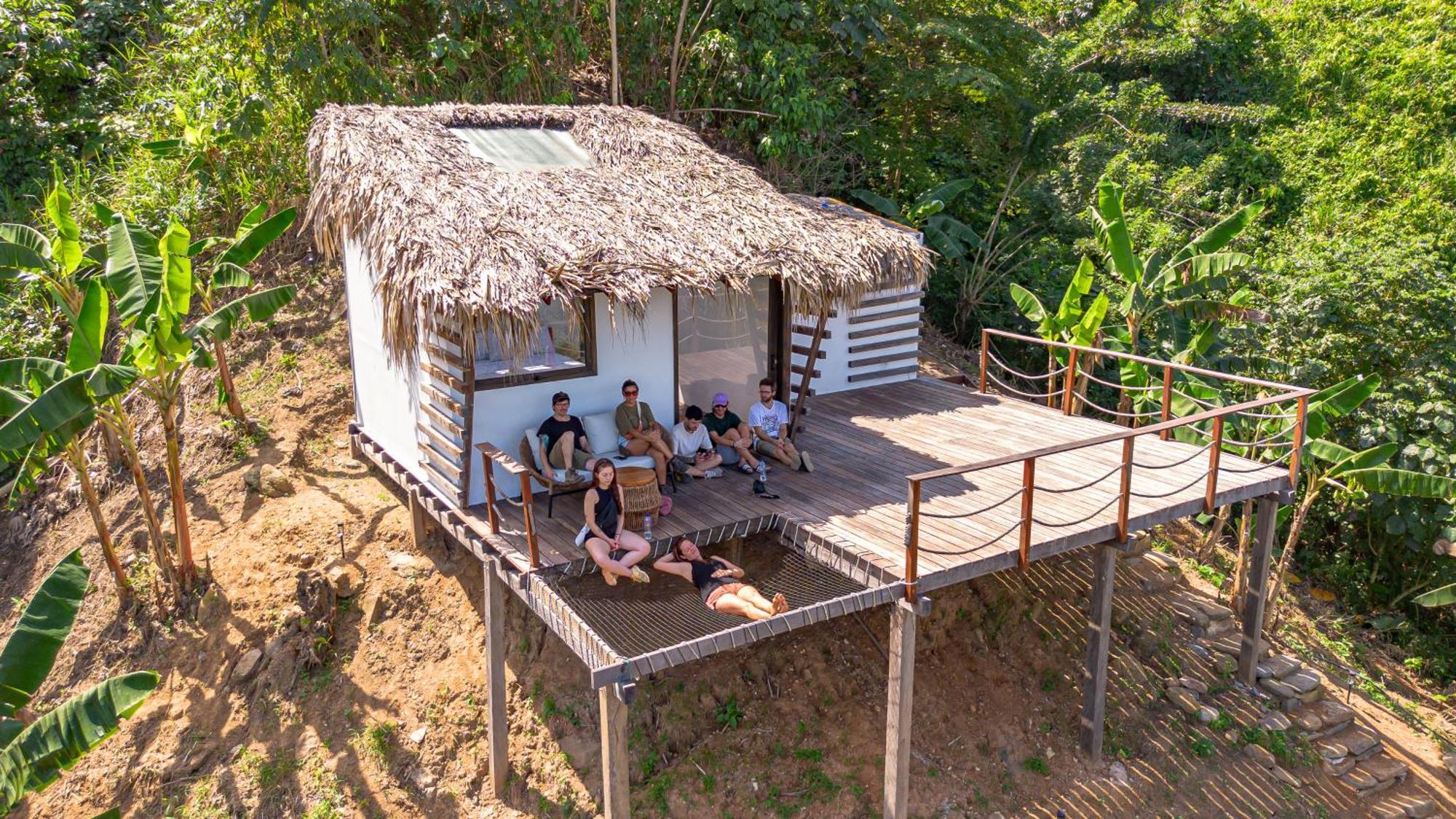 Encanto Hostel Guachaca Bagian luar foto